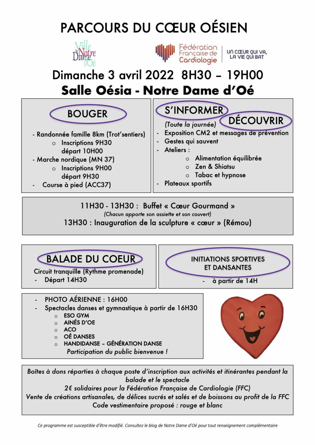 Parcours Du Coeur 2022